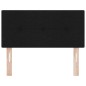 vidaXL Testata Letto LED Nera con Pulsanti da 90 cm in Tessuto vidaXL Testata Letto LED Nera con Pulsanti da 90 cm in Tessuto