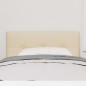 vidaXL Testiera LED crema con bottoni imbottiti da 90 cm in tessuto vidaXL Testiera LED crema con bottoni imbottiti da 90 cm in tessuto