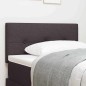 vidaXL Testiera LED in tessuto marrone scuro con bottoni, 100 cm. vidaXL Testiera LED in tessuto marrone scuro con bottoni, 100 cm.