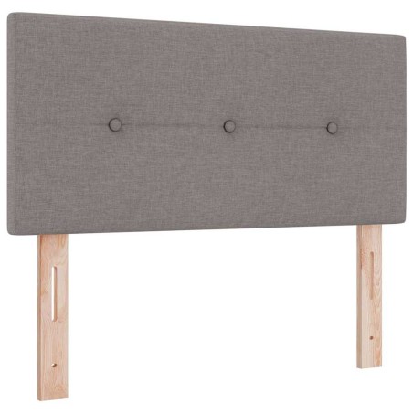 vidaXL Testata LED imbottita con bottoni taupe da 100 cm