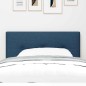 vidaXL Testata LED imbottita blu da 100 cm in tessuto di vidaXL Testata LED imbottita blu da 100 cm in tessuto di