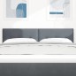 testiera LED vidaXL con bottoni imbottiti grigio scuro 72 cm in velluto