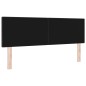 VidaXL Testata Letto LED Bottoni Trapuntati Nera 80 cm Velluto VidaXL Testata Letto LED Bottoni Trapuntati Nera 80 cm Velluto
