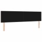 vidaXL Testiera LED in tessuto marrone scuro con bottoni tufted da 90 cm