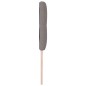 vidaXL Testata LED Taupe con Bottoni Trapuntati 100 cm in Tessuto