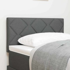 Testata LED vidaXL Design Blocchi di Diamante Grigio Scuro 80 cm Tessuto