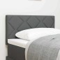 Testata LED vidaXL Design Blocchi di Diamante Grigio Scuro 80 cm Tessuto