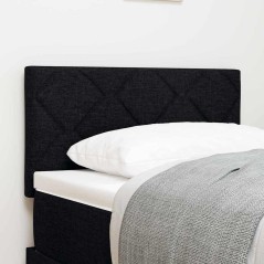Testiera LED vidaXL Design a Blocchi Diamante Nera 80 cm Tessuto