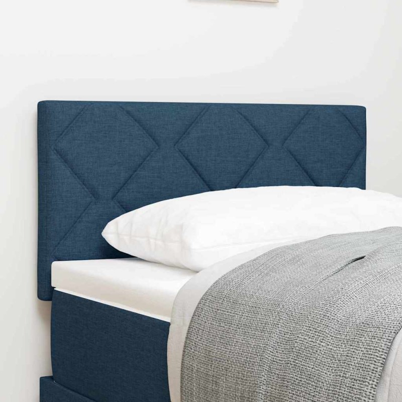 Testata LED vidaXL Design a Blocchi di Diamante Blu 80 cm Tessuto
