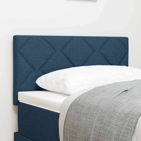 Testata LED vidaXL Design a Blocchi di Diamante Blu 80 cm Tessuto