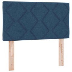 Testata LED vidaXL Design a Blocchi di Diamante Blu 80 cm Tessuto