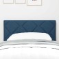 Testata LED vidaXL Design a Blocchi di Diamante Blu 80 cm Tessuto