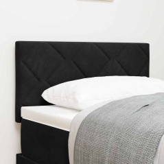 vidaXL Testata LED Blocchi di Diamante Nera 80 cm in velluto