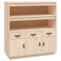 Credenza 100x40x108,5 cm in Legno Massello di Pino Credenza 100x40x108,5 cm in Legno Massello di Pino