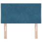 vidaXL Testata LED Design Blocchi Diamante Blu Scuro 80 cm Velvete vidaXL Testata LED Design Blocchi Diamante Blu Scuro 80 cm Velvete