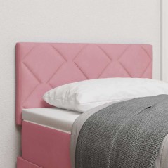 vidaXL Testiera LED Design Blocchi Diamond Rosa 80 cm in Velluto
