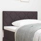 Testiera LED vidaXL Design a Blocchi di Diamante Marrone Scuro 90 cm Tessuto Testiera LED vidaXL Design a Blocchi di Diamante Marrone Scuro 90 cm Tessuto