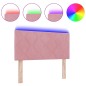 vidaXL Testata LED vitaXL design diamante blocchi rosa 90 cm vidaXL Testata LED vitaXL design diamante blocchi rosa 90 cm