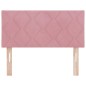 vidaXL Testata LED vitaXL design diamante blocchi rosa 90 cm vidaXL Testata LED vitaXL design diamante blocchi rosa 90 cm