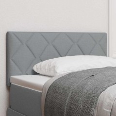 Testata LED vidaXL Design a Rombi Grigio Chiaro 100 cm Tessuto