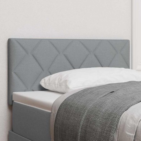 Testata LED vidaXL Design a Rombi Grigio Chiaro 100 cm Tessuto