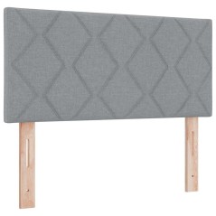Testata LED vidaXL Design a Rombi Grigio Chiaro 100 cm Tessuto