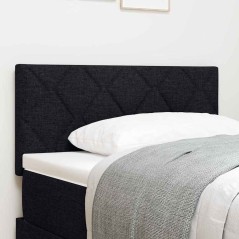 Testata LED vidaXL Design a rombi Nero 100 cm Tessuto