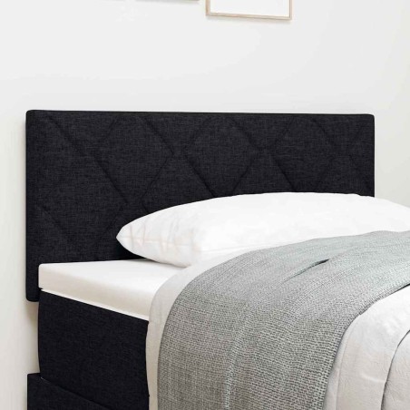 Testata LED vidaXL Design a rombi Nero 100 cm Tessuto