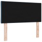Testata LED Blu con Design a Blocchi di Diamante, 100 cm in Tessuto