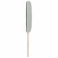 vidaXL Testata LED Design Diamond Blocks Grigio chiaro 100 cm in velluto