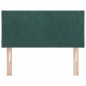 vidaXL Testata LED design blocchi di diamante verde scuro 100 cm in velluto