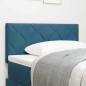 vidaXL Testata LED Blu Scuro di Design a Blocchi a Forma di Diamante da 100 cm in Velluto vidaXL Testata LED Blu Scuro di Design a Blocchi a Forma di Diamante da 100 cm in Velluto