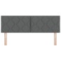 Testata LED vidaXL Design a Rombi Grigio Scuro 144 cm Tessuto Testata LED vidaXL Design a Rombi Grigio Scuro 144 cm Tessuto