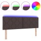 Testata LED vidaXL Design Rombi Marrone Scuro 144 cm Tessuto Testata LED vidaXL Design Rombi Marrone Scuro 144 cm Tessuto