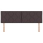 Testata LED vidaXL Design Rombi Marrone Scuro 144 cm Tessuto Testata LED vidaXL Design Rombi Marrone Scuro 144 cm Tessuto