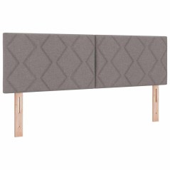 Testata LED vidaXL Design a Blocchi di Diamante Tortora 144 cm Tessuto