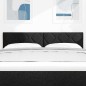Testata LED vidaXL Design a Rombi Nera 160 cm Tessuto