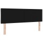 Testata LED vidaXL Design a Rombi Nera 160 cm Tessuto