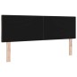 Testata LED vidaXL Blocco di diamante Marrone scuro 160 cm Tessuto