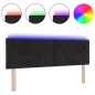vidaXL Testata LED Design Blocchi Diamante Nero 160 cm vidaXL Testata LED Design Blocchi Diamante Nero 160 cm