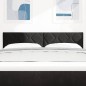 vidaXL Testata LED Design Blocchi Diamante Nero 160 cm vidaXL Testata LED Design Blocchi Diamante Nero 160 cm