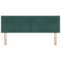 vidaXL Testiera LED Design Diamond Blocks Verde Scuro 160 cm in velluto vidaXL Testiera LED Design Diamond Blocks Verde Scuro 160 cm in velluto