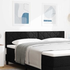 Testiera LED vidaXL Design a Diamanti Nera 180 cm Tessuto