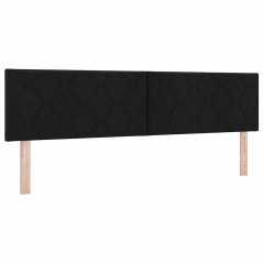 Testiera LED vidaXL Design a Diamanti Nera 180 cm Tessuto