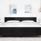 Testiera LED vidaXL Design a Diamanti Nera 180 cm Tessuto