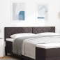 Testata LED vidaXL Design Blocchi Diamante Marrone Scuro 180 cm Tessuto