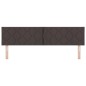Testata LED vidaXL Design Blocchi Diamante Marrone Scuro 180 cm Tessuto