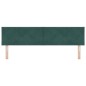 vidaXL Testiera LED Design a Blocchi Diamante Verde Scuro 180 cm in Velour vidaXL Testiera LED Design a Blocchi Diamante Verde Scuro 180 cm in Velour