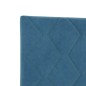 vidaXL Testata LED design blocchi diamante blu scuro 180 cm in velluto vidaXL Testata LED design blocchi diamante blu scuro 180 cm in velluto