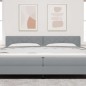 Testata LED vidaXL con design a blocchi di diamante grigio chiaro, 200 cm in tessuto Testata LED vidaXL con design a blocchi di diamante grigio chiaro, 200 cm in tessuto